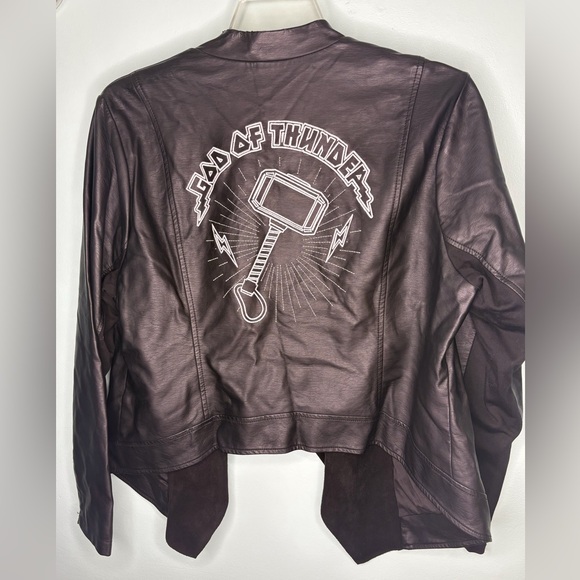 torrid Jackets & Blazers - Marvel God of Thunder Faux Leather Blazer – Torrid Size 1 (1X)